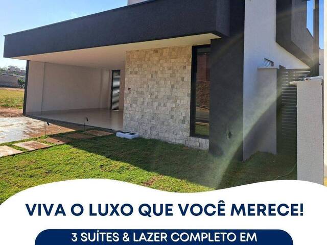 #125 - Casa em condomínio para Venda em Senador Canedo - GO - 1